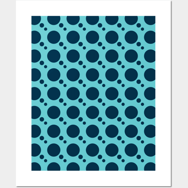 Circle Seamless Pattern 003#001 Wall Art by jeeneecraftz